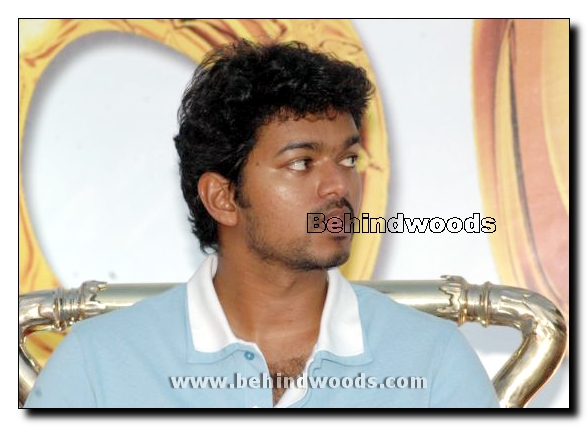 Vijay at Hyderabad